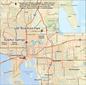 Hillsborough River Site in Florida